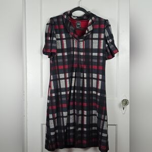 JH Plaid Cozy Dress Medium